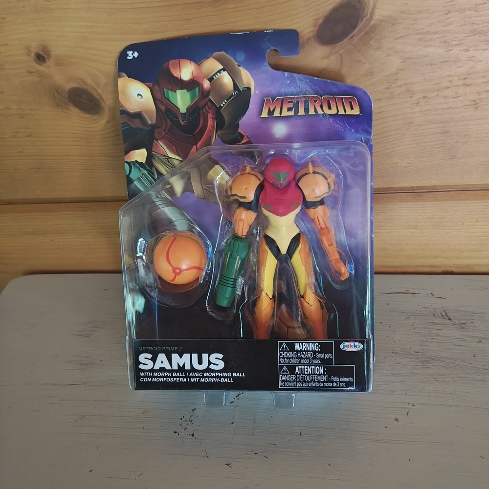 Metroid Prime Samus Morph Ball World Of Nintendo JAKKS Pacific‎ 2023 Figure